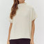 Rowan Short Sleeve Mock Neck Sweater