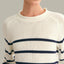 Saddle Shoulder Stripe Crew