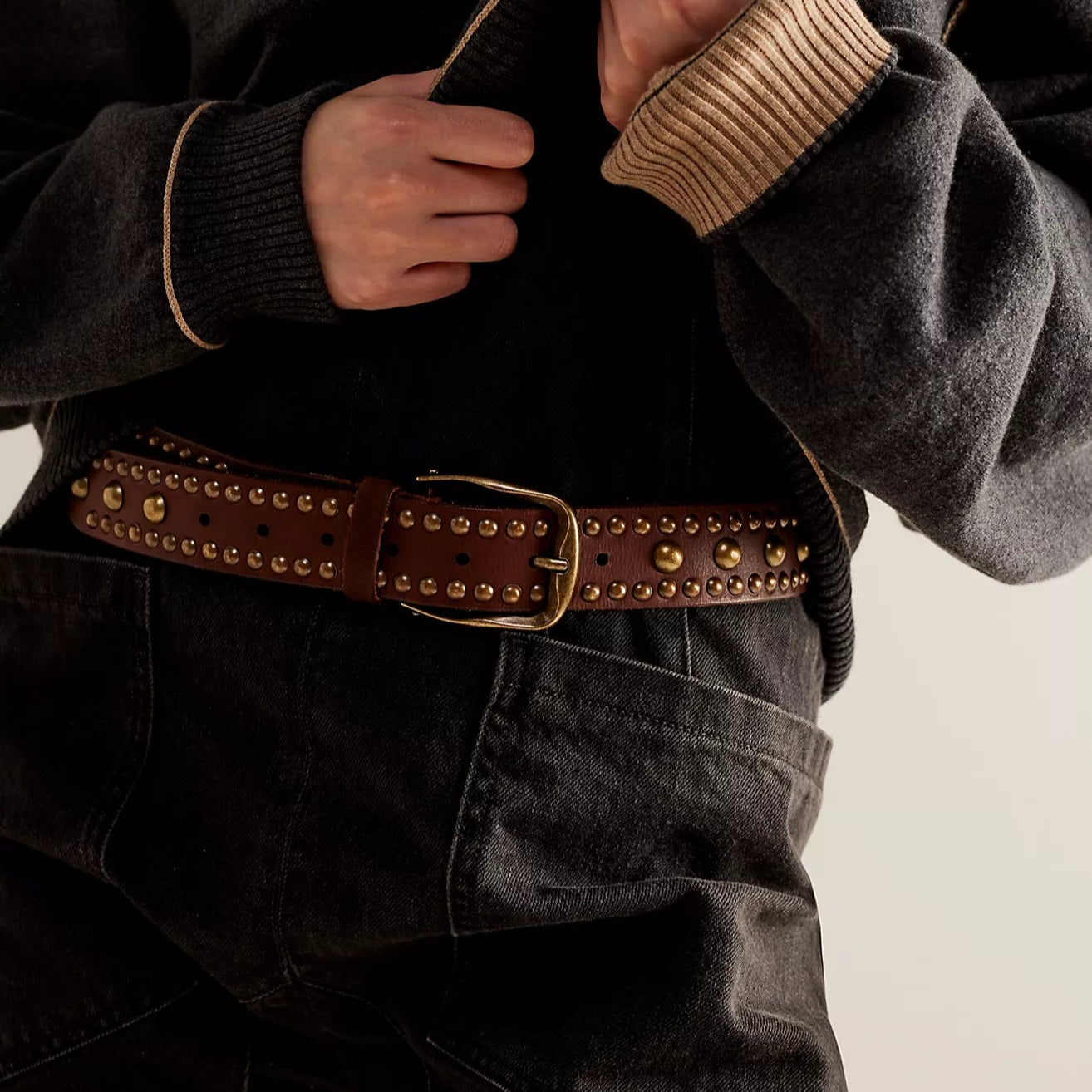 Free People Sola Stud Belt