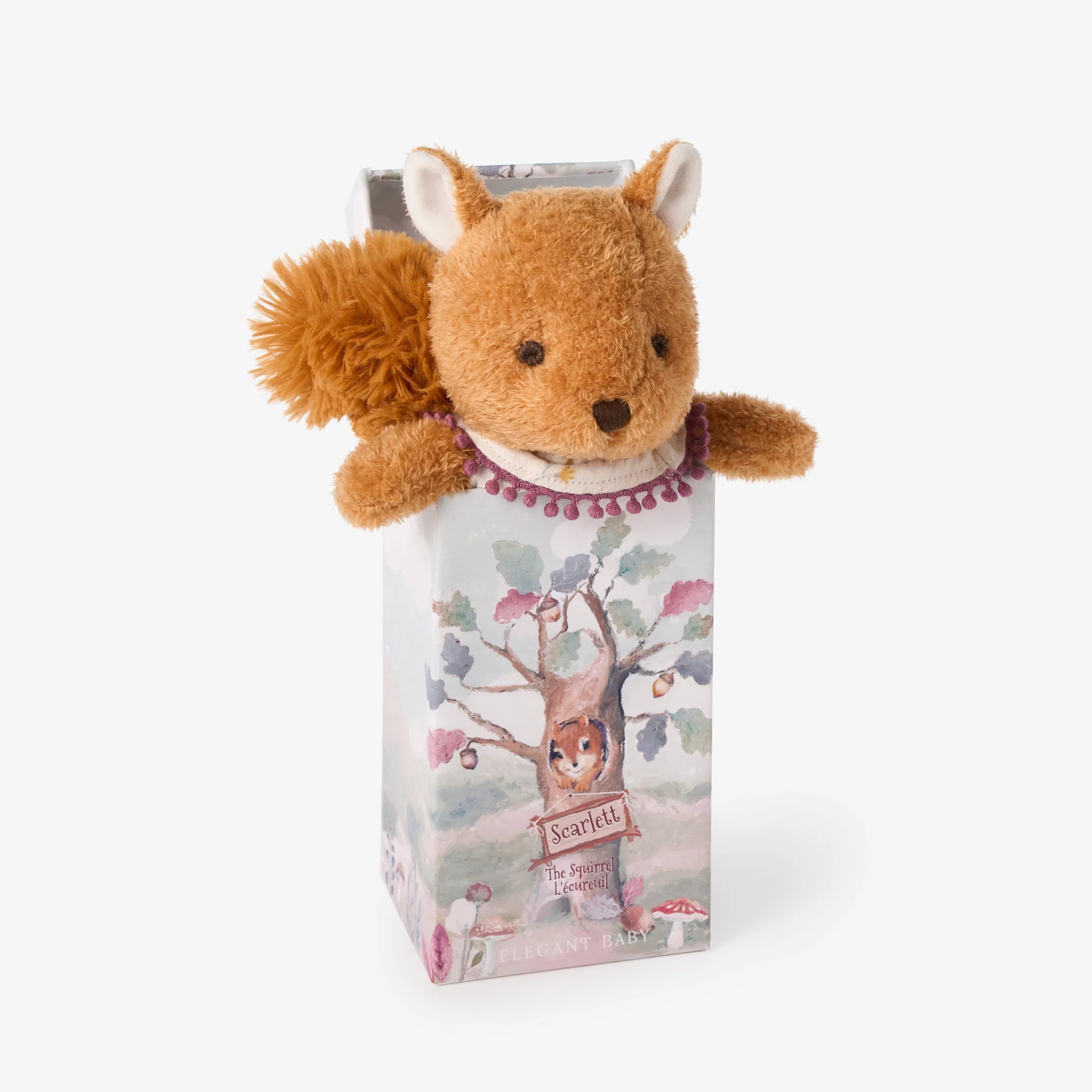 Elegant Baby 10" Scarlett Squirrel Boxed Plush
