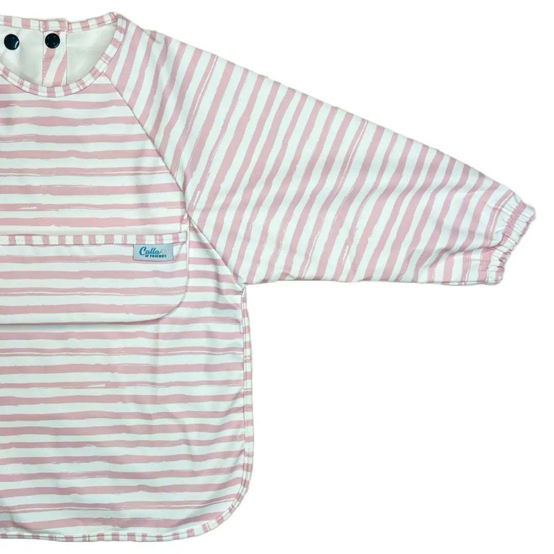 Calla & Friends Grayson Long Sleeve Bib Brush Stripes