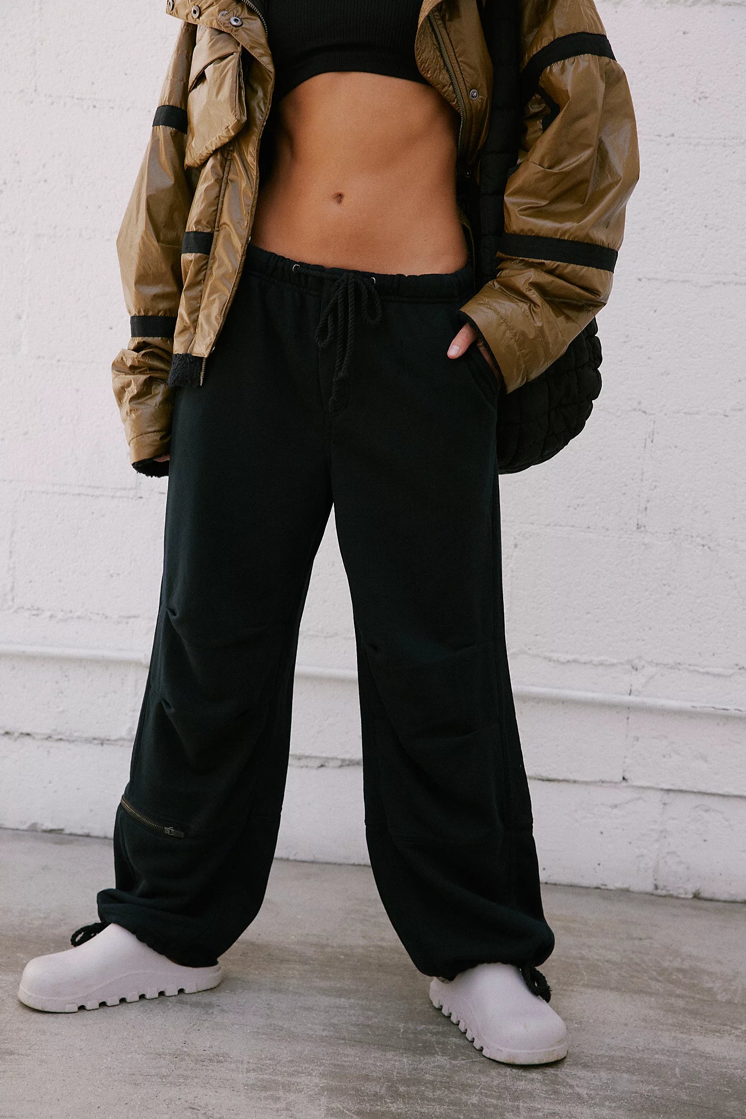 Free people wide leg top sweatpants