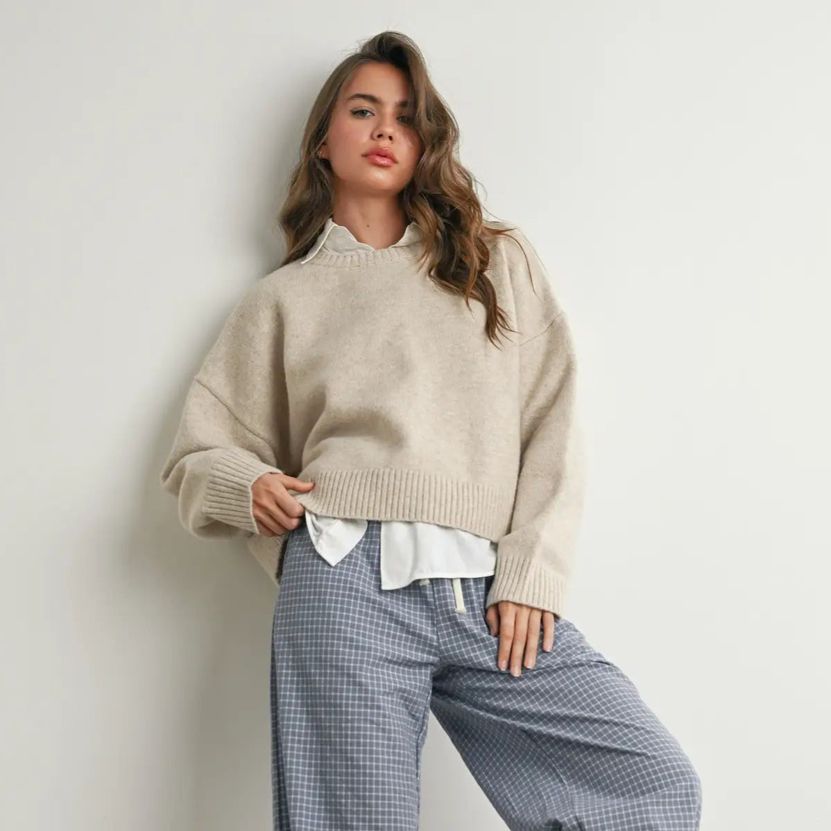 Tie-Back Sweater