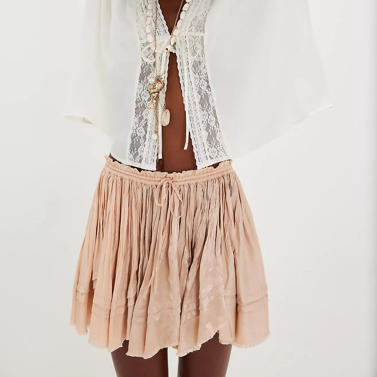 Free People Third Charm Mini Skirt