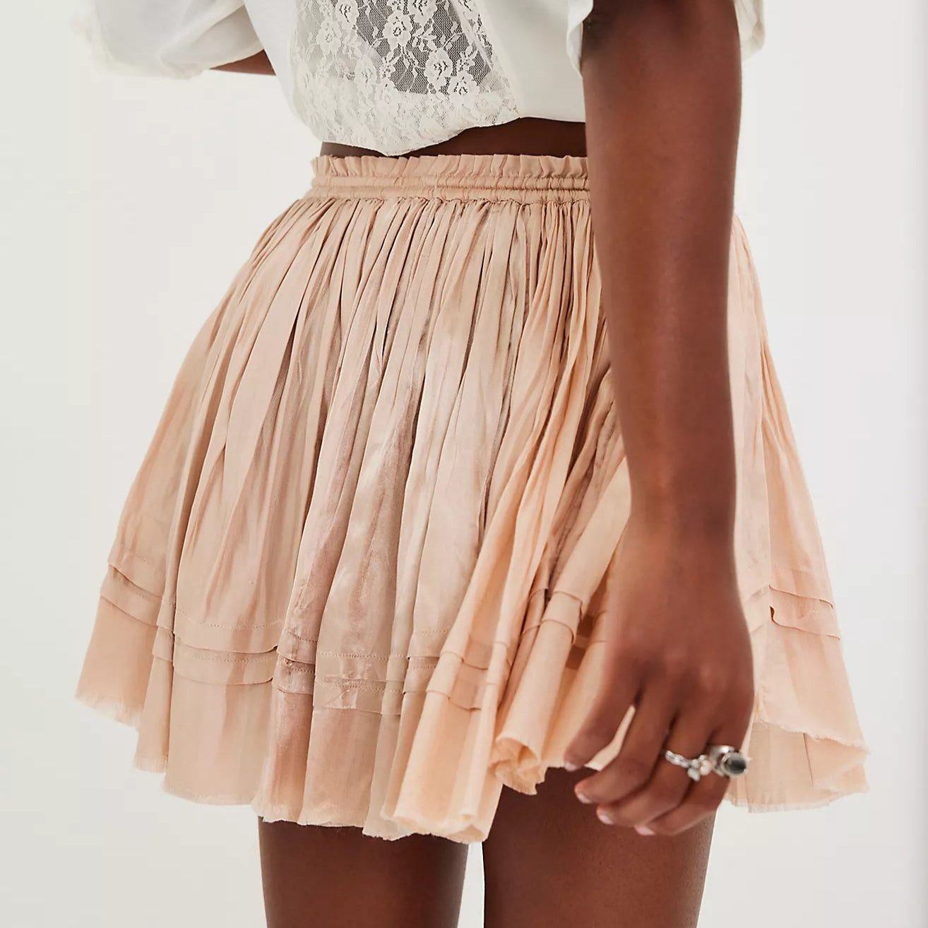 Free People Third Charm Mini Skirt