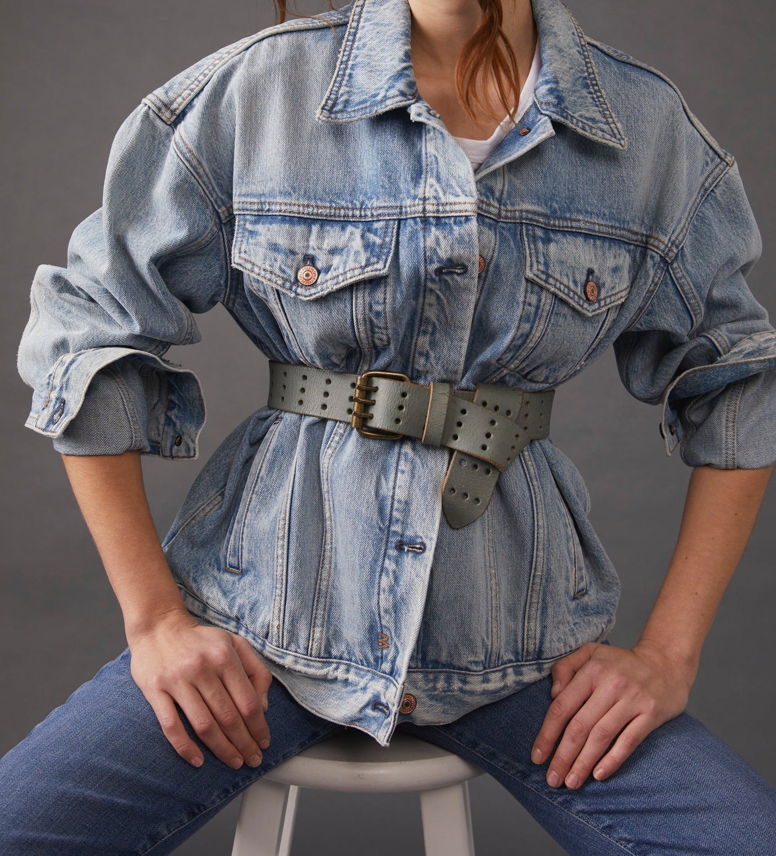 Free People We The Free Triple Threat Leather Belt