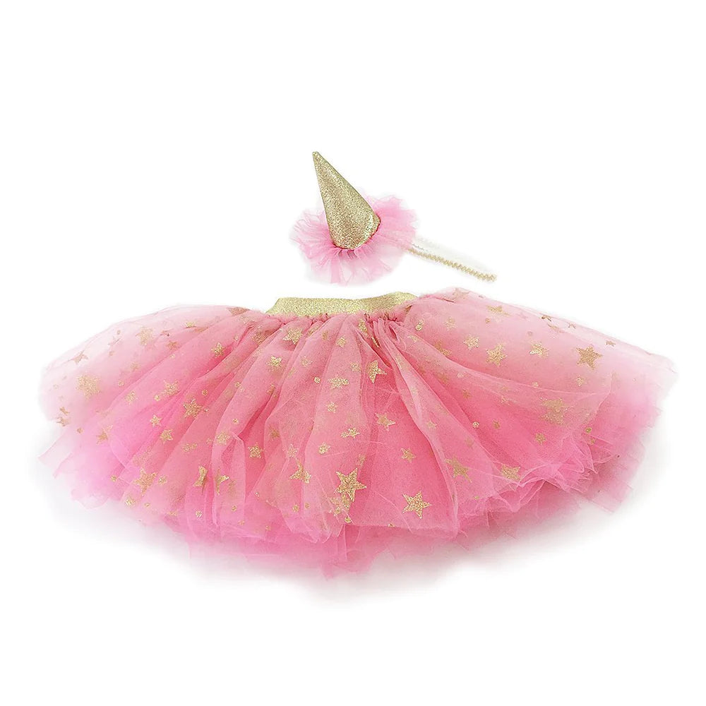 Mon Ami Tutu Skirt and Party Hat Dress Up
