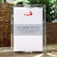 USA red baseball cap note stack with acrylic holder containing 65 sheets of smooth cover stationery
