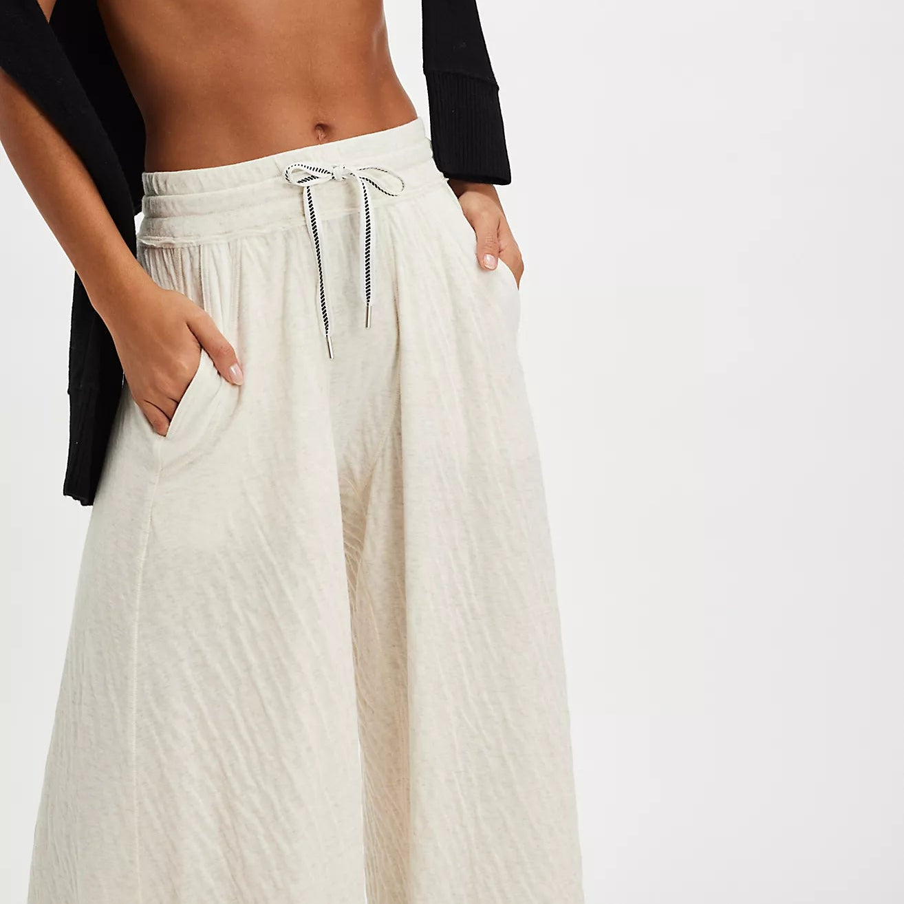 Free People Wait a Minute Wide Leg Pants