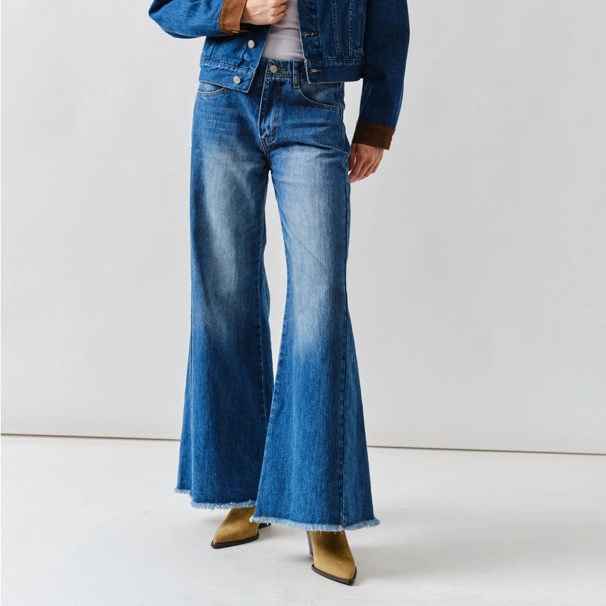 Wide Leg Denim Pant