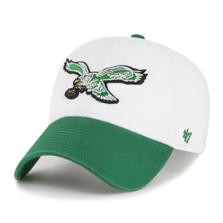 '47 Brand Philadelphia Eagles Historic White Two Tone Hat