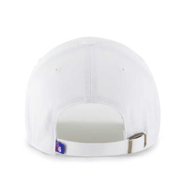 '47 Brand Philadelphia 76ers White Clean Up Hat Secondary image