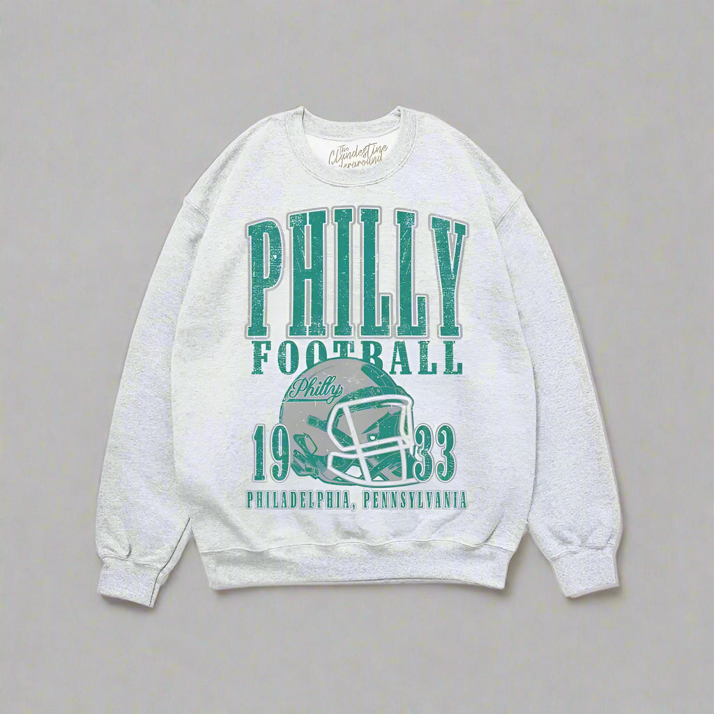 90's Philadelphia Football Oversized Crew