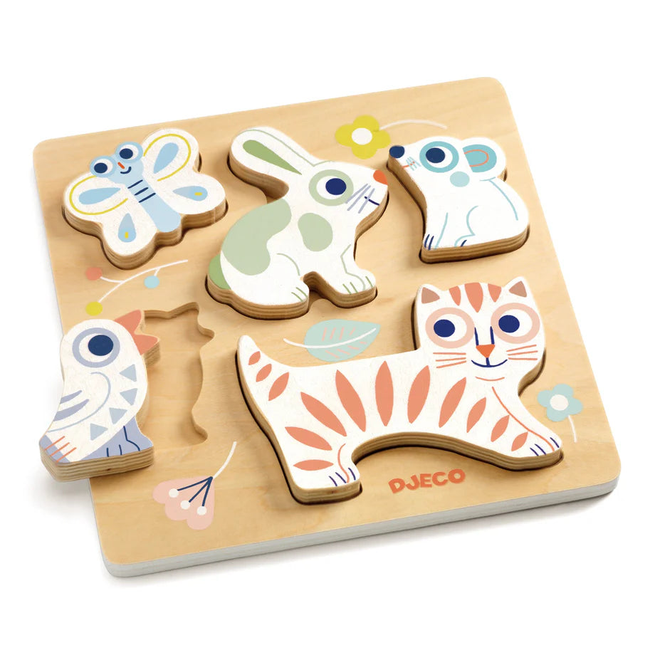 BabyAnimali Wooden Puzzle