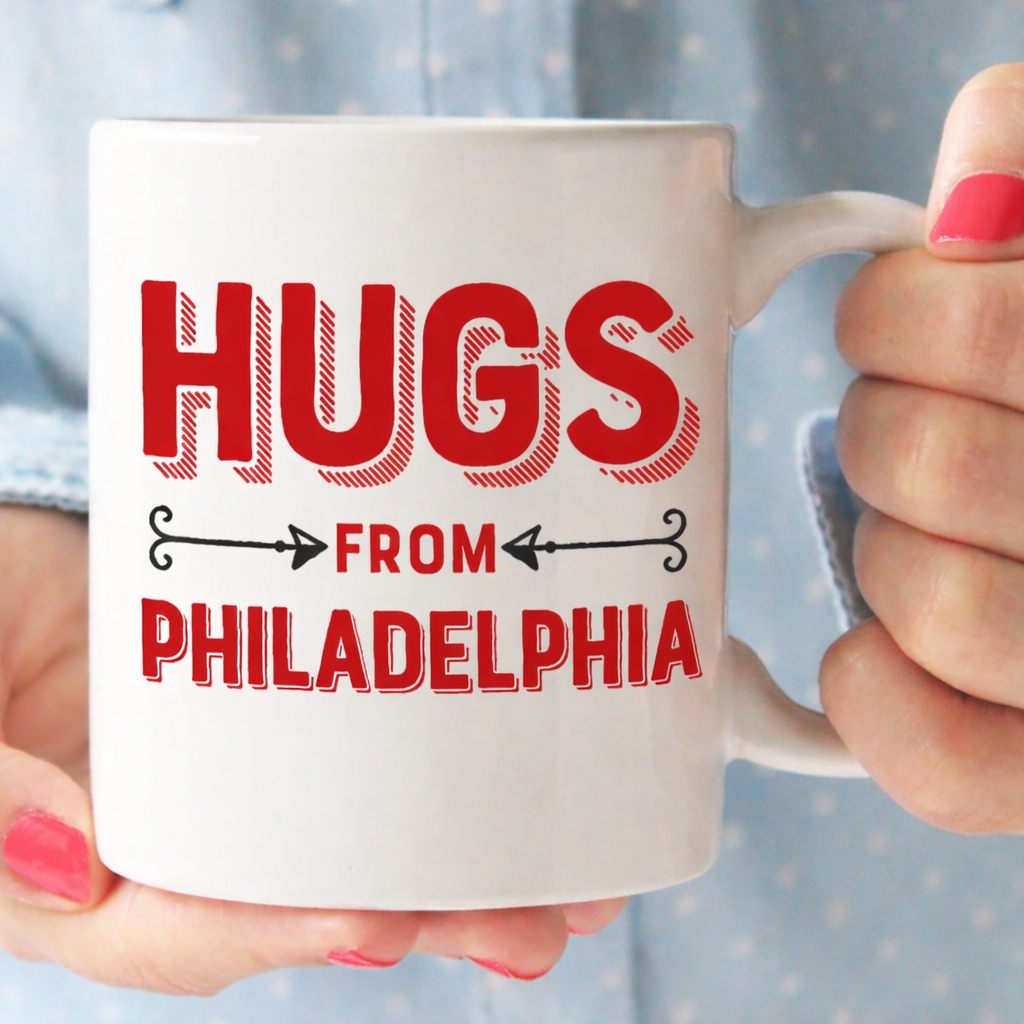 Hugs From Philly Mug Secondary image