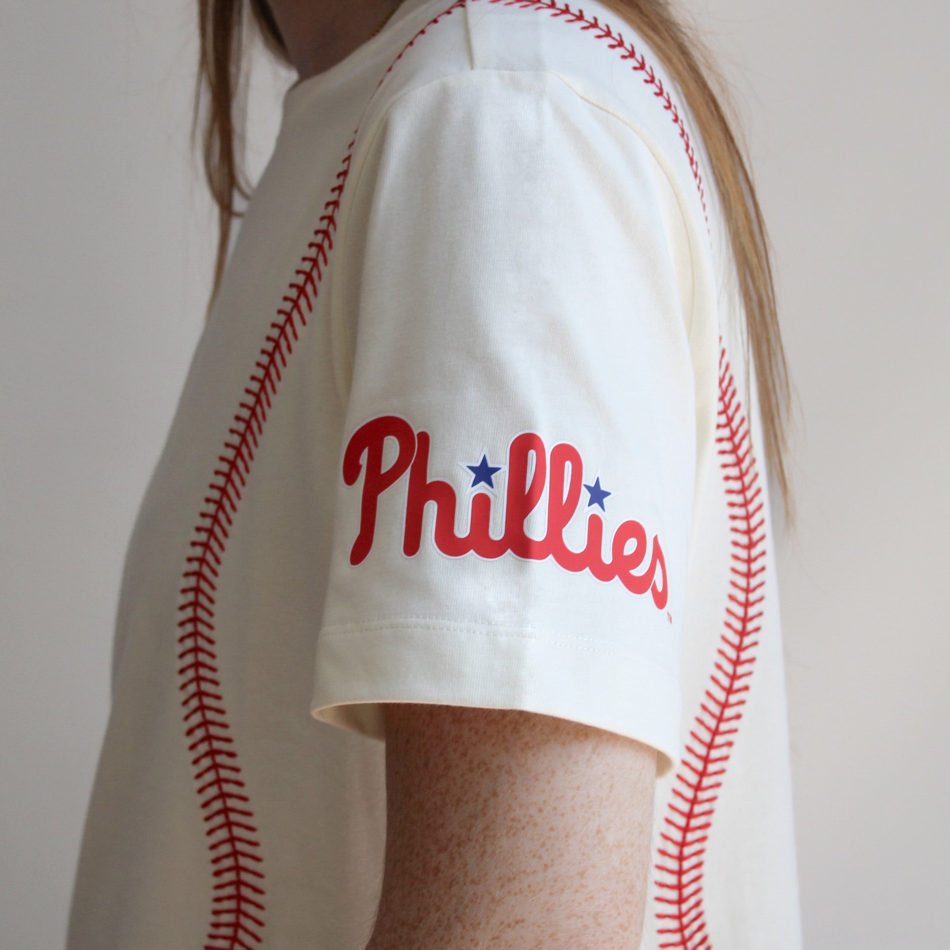 Terez Phillies Baseball Stitch Tee Secondary image