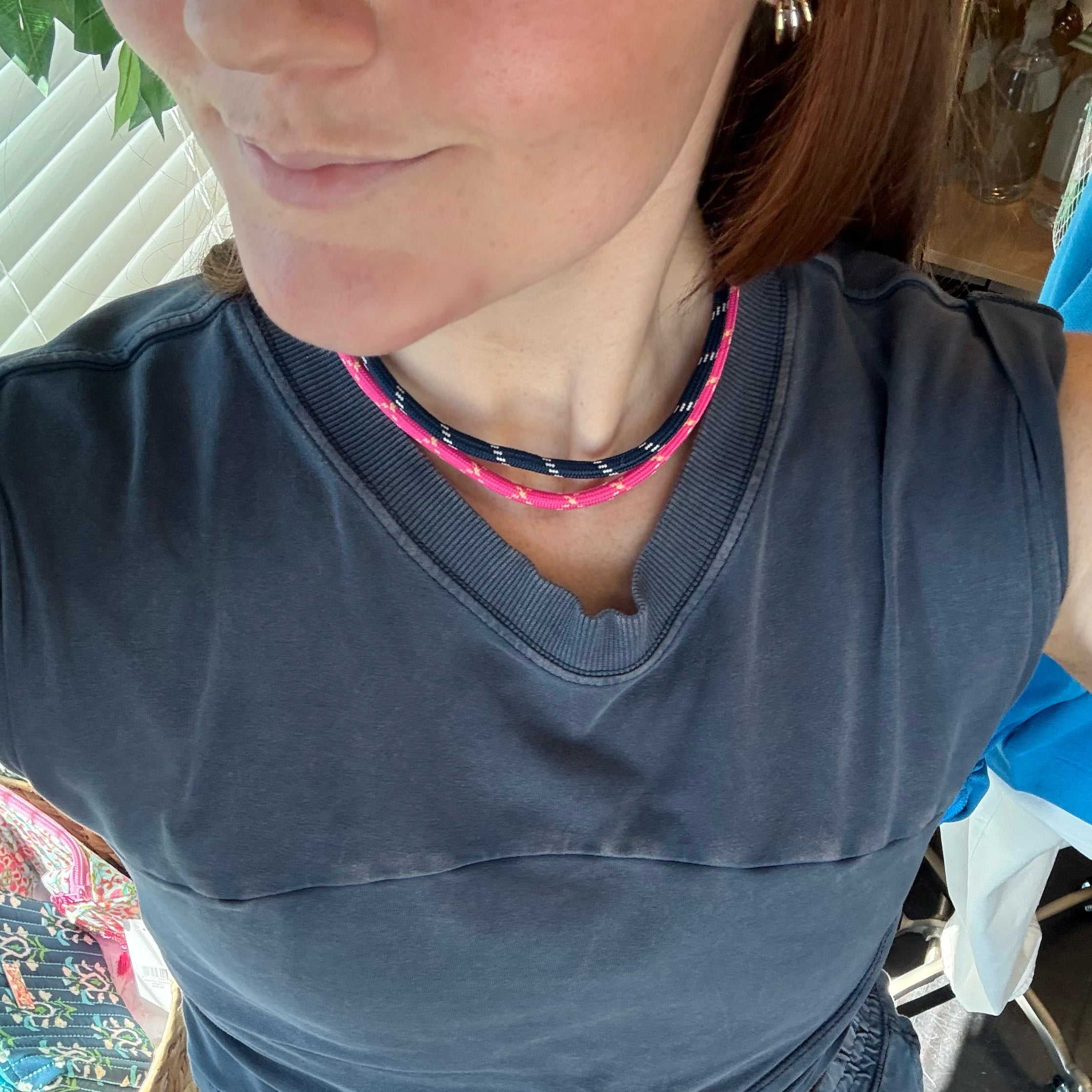 24K Fill Cotton Cord Necklace