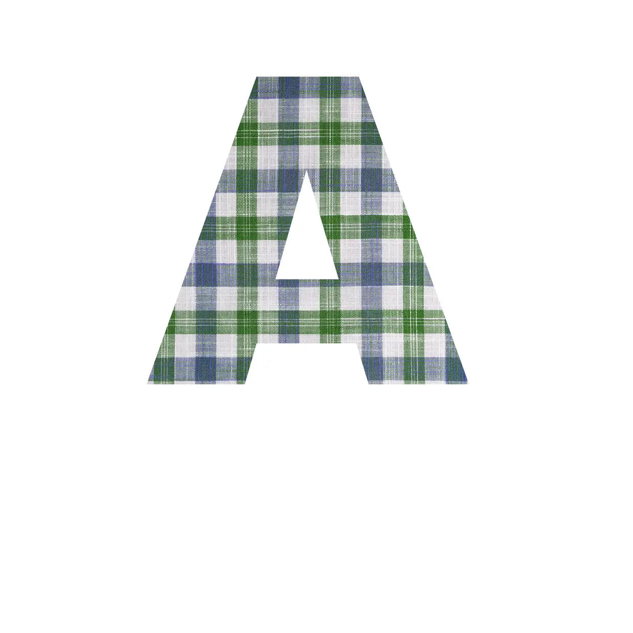 Kramer Drive Gingham Initial Notestack