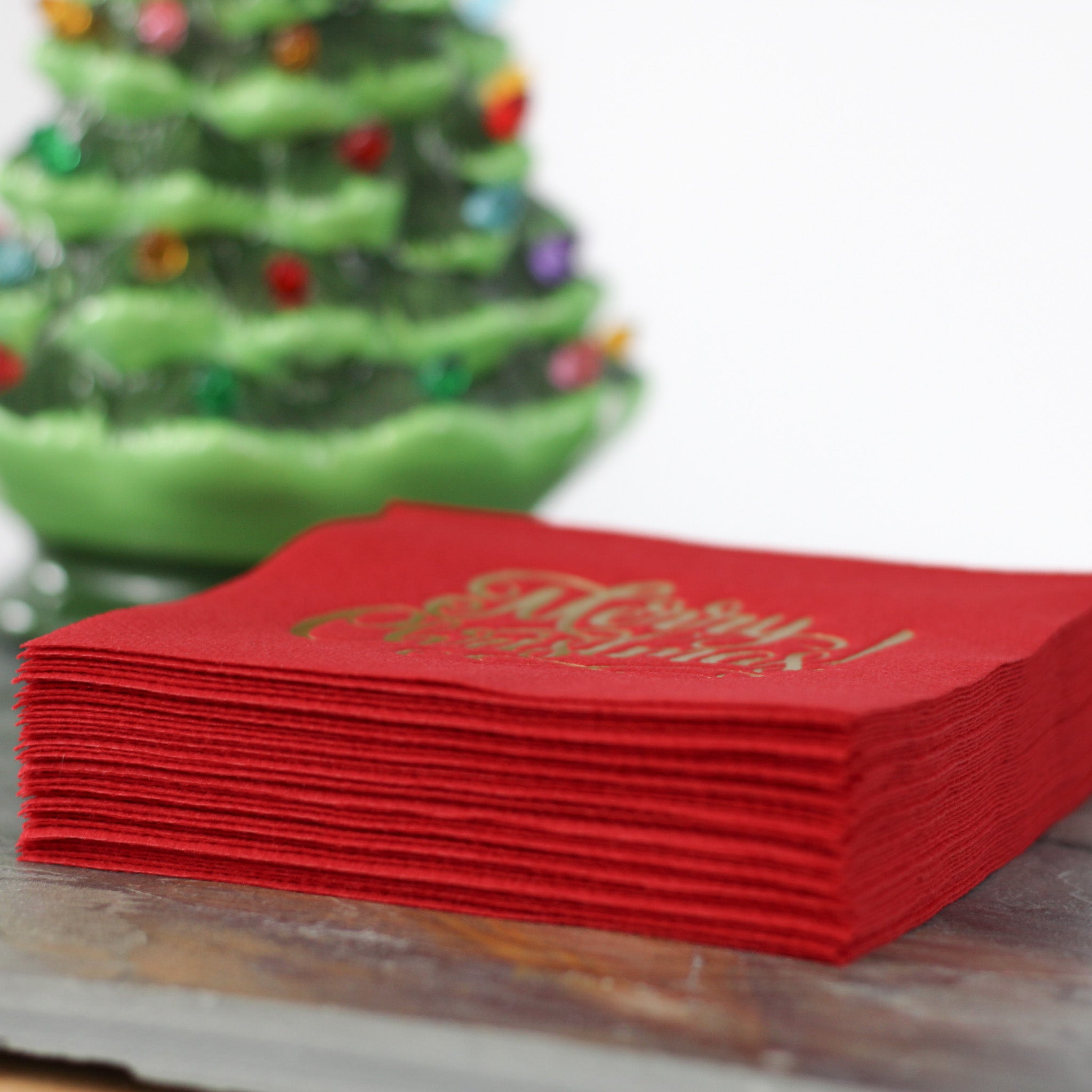 Merry Christmas Napkin Set