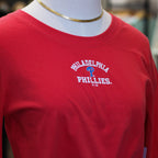 '47 Brand Philadelphia Phillies Racer Red Spirited Arch Frankie Long Sleeve Tee