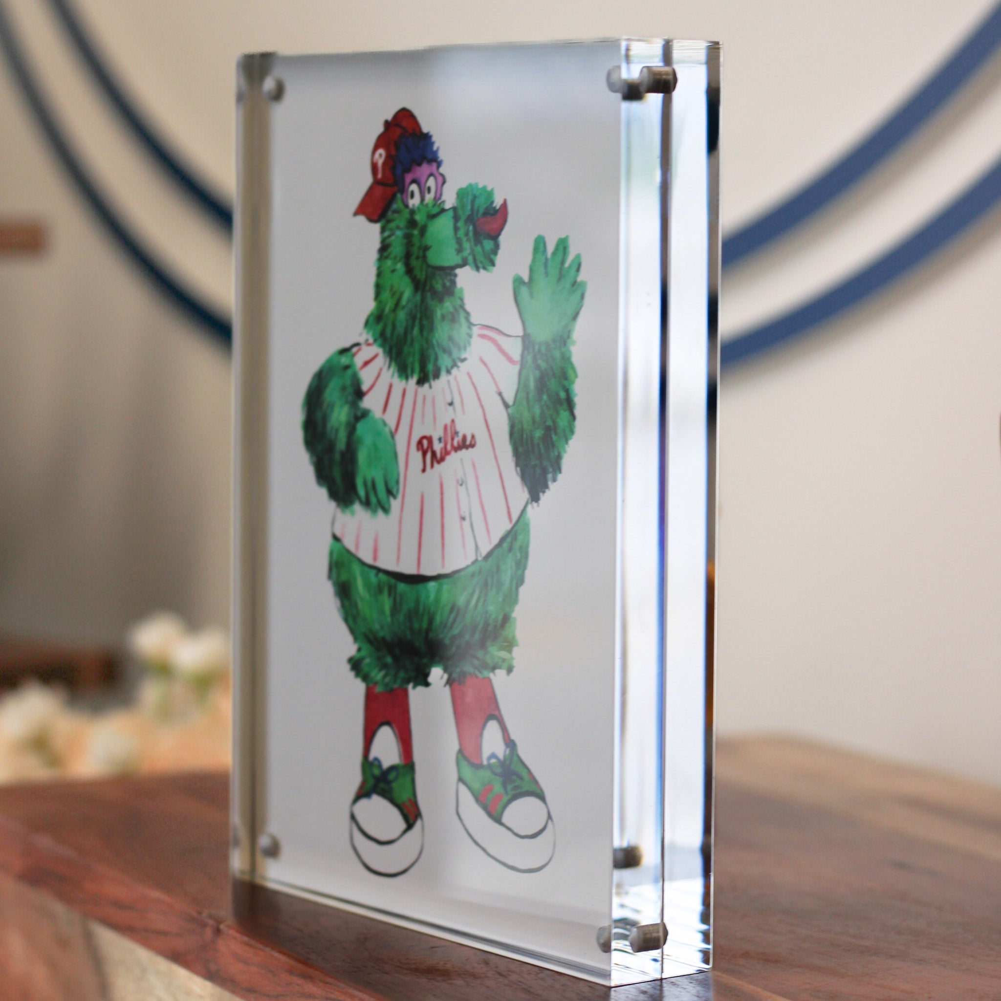 Philly Phanatic Watercolor 6x8 Acrylic Art Block Secondary image