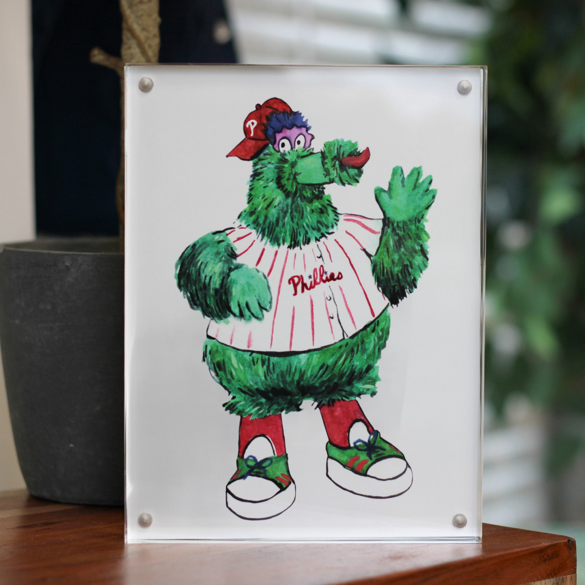 Philly Phanatic Watercolor 6x8 Acrylic Art Block