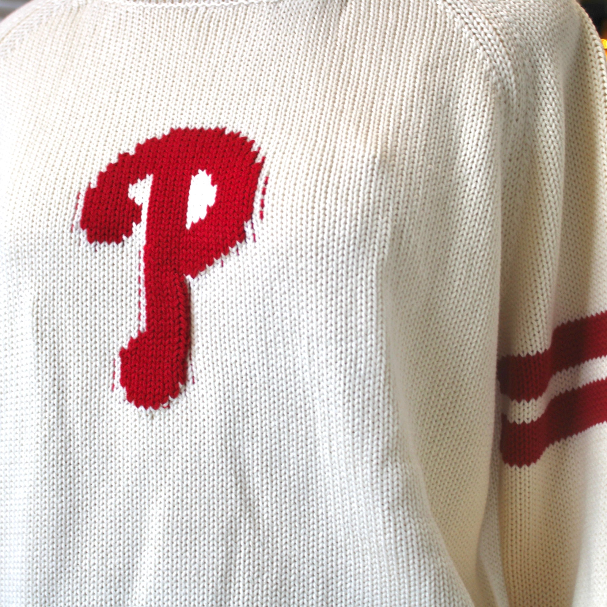 Philly Knit Two Stripe Sweater