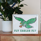 Fly Eagles Fly 6x8 Acrylic Art Block