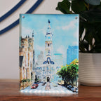 City Hall Watercolor 6x8 Acrylic Art Block