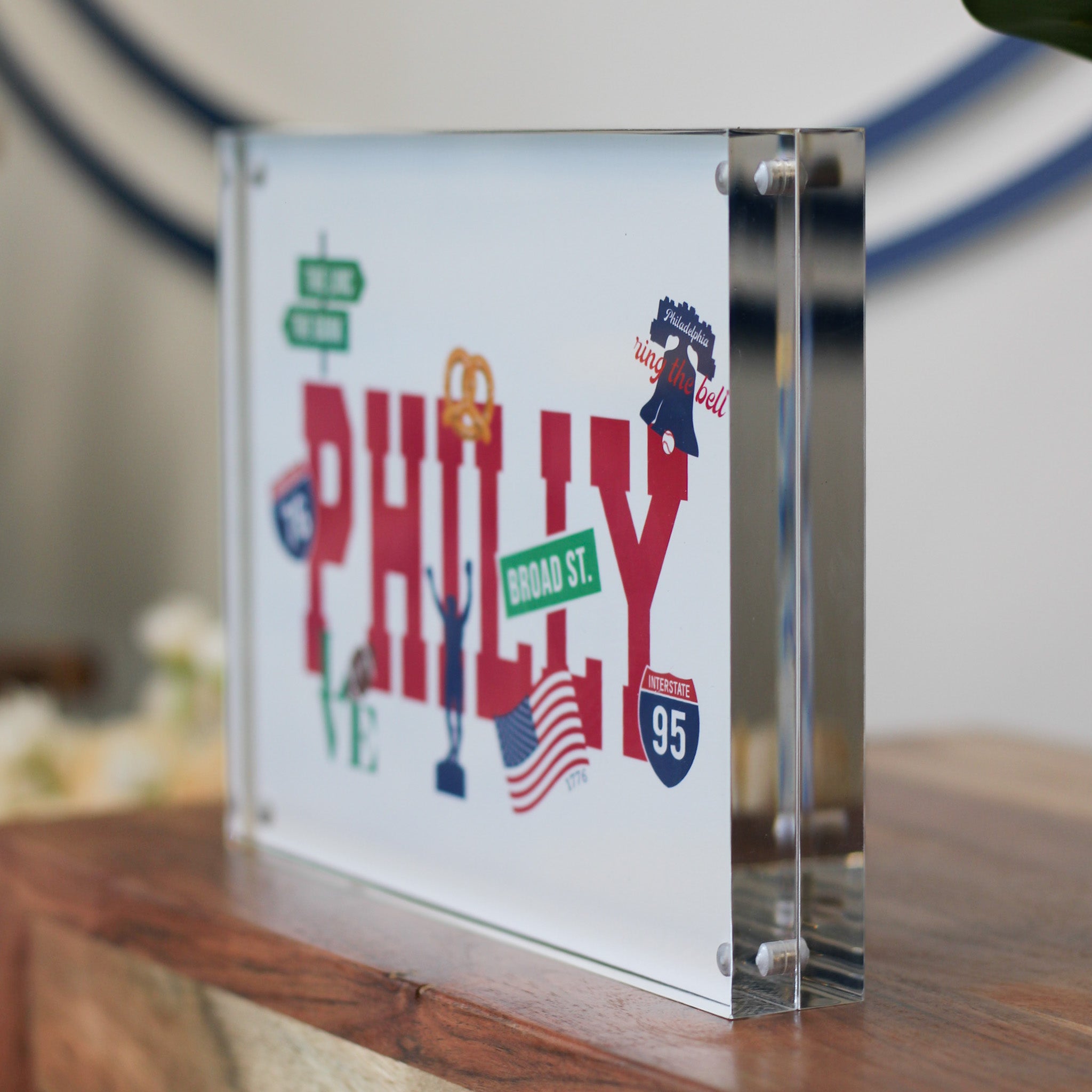 Philly Icons 6x8 Acrylic Block Art Secondary image