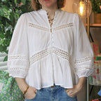 Vera Long Sleeve Button Down Top