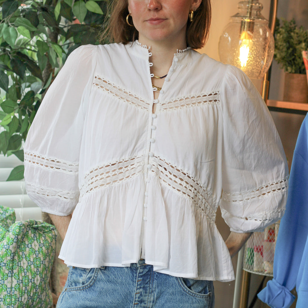 Vera Long Sleeve Button Down Top