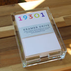 Kramer Drive Rainbow Zip Code Note Stack