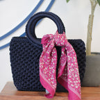 Small Crochet Round Handle Bag