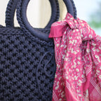 Small Crochet Round Handle Bag
