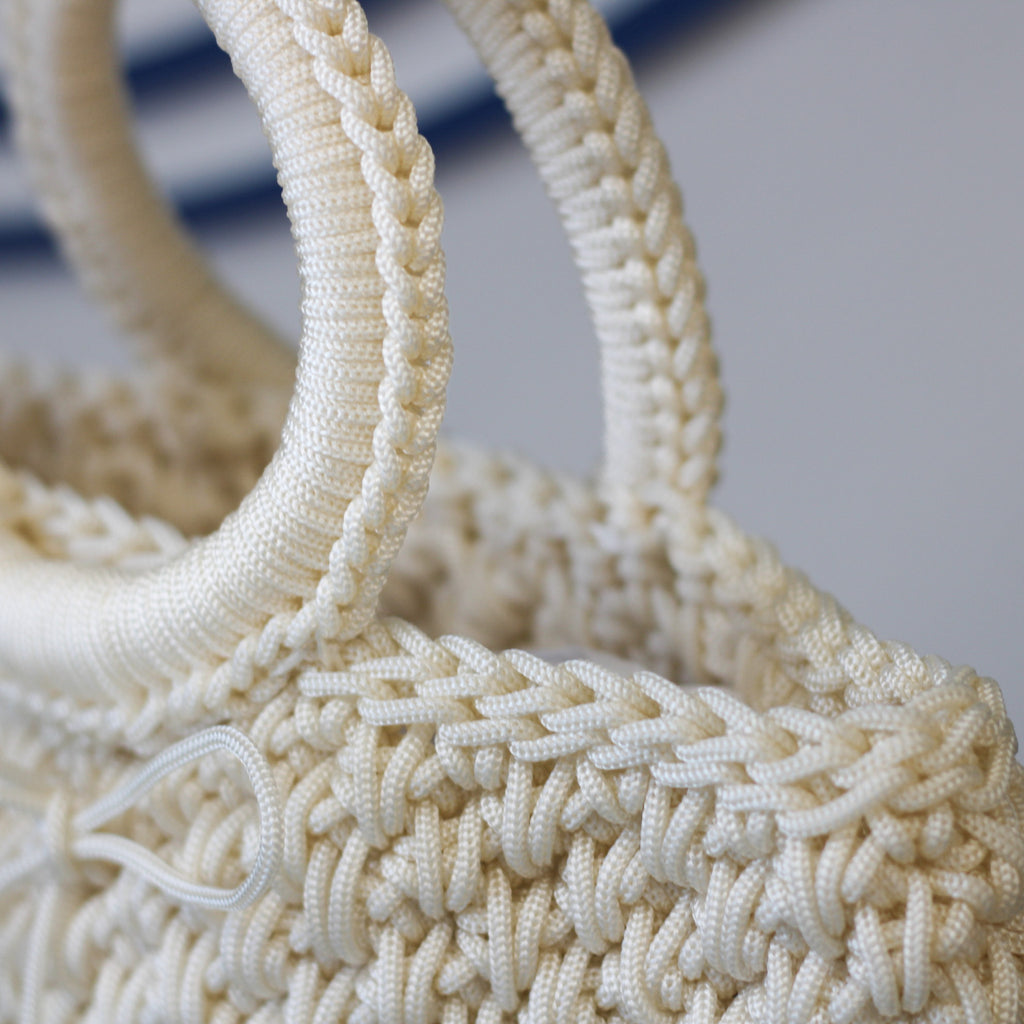 Small Crochet Round Handle Bag
