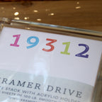 Kramer Drive Rainbow Zip Code Note Stack