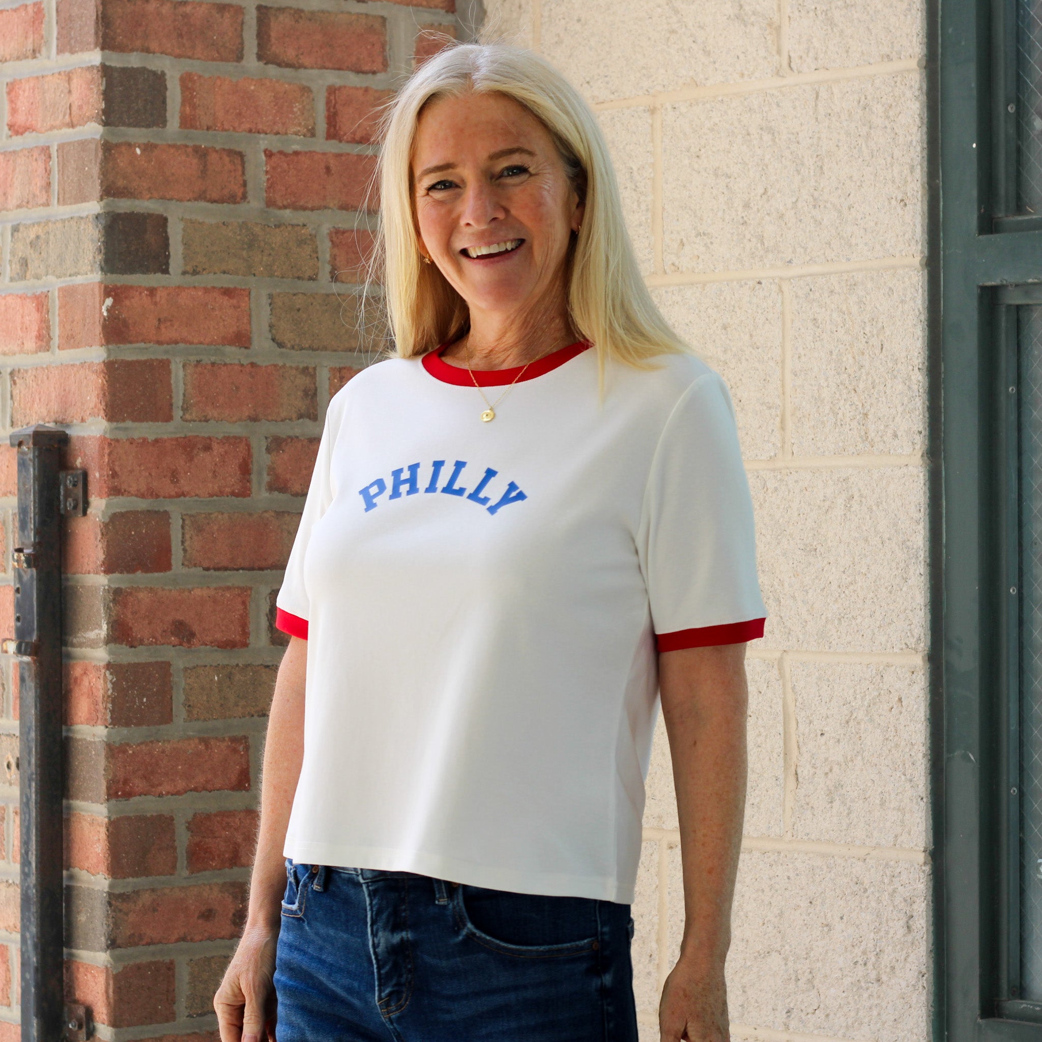 Philly Classic Contrast Trim Tee Main image
