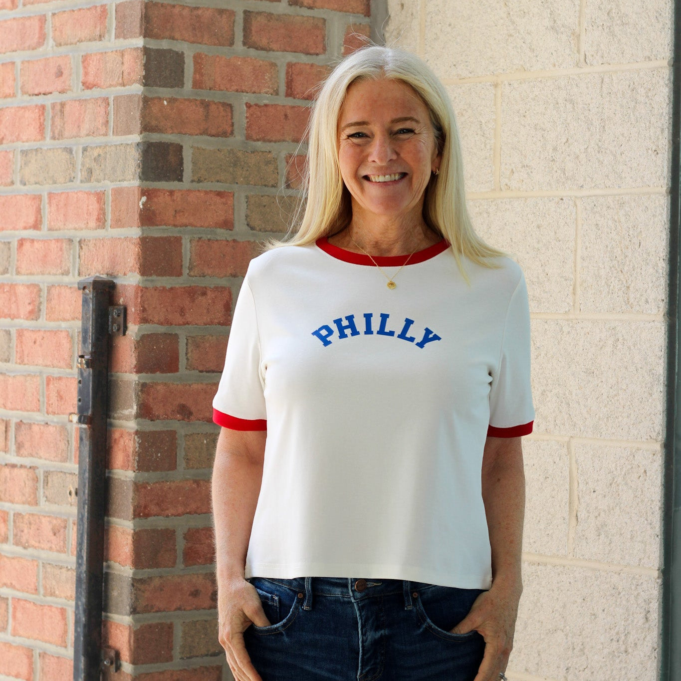 Philly Classic Contrast Trim Tee Secondary image