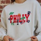 Iconic Philly Oversized Crew