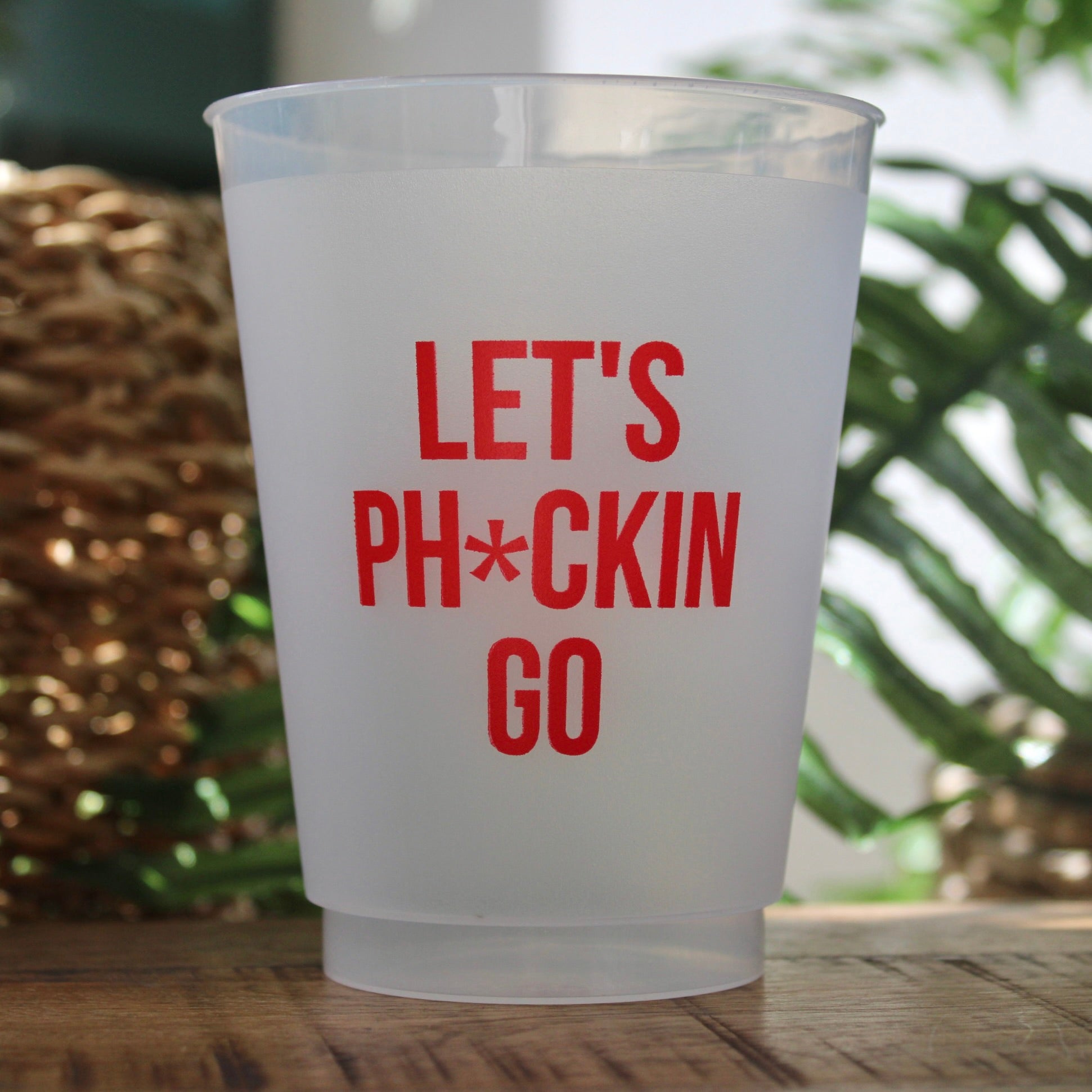 Philly Phans Frosted Cups