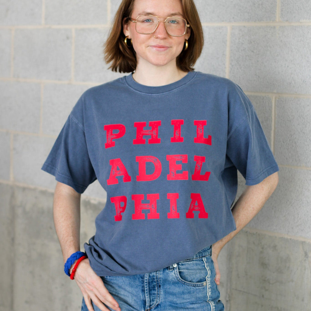Brotherly Love Philadelphia Oversized Tee