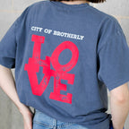 Brotherly Love Philadelphia Oversized Tee
