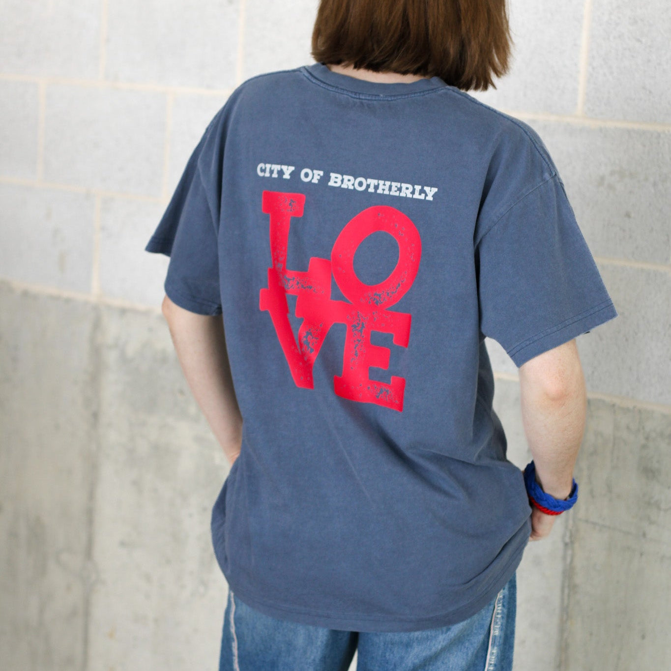 Brotherly Love Philadelphia Oversized Tee