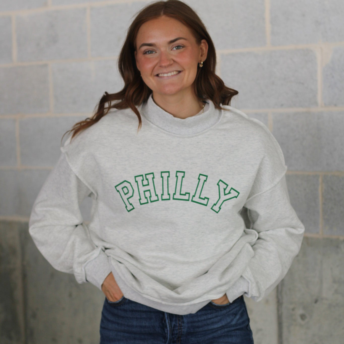 Philly Game Day Reversible Mockneck