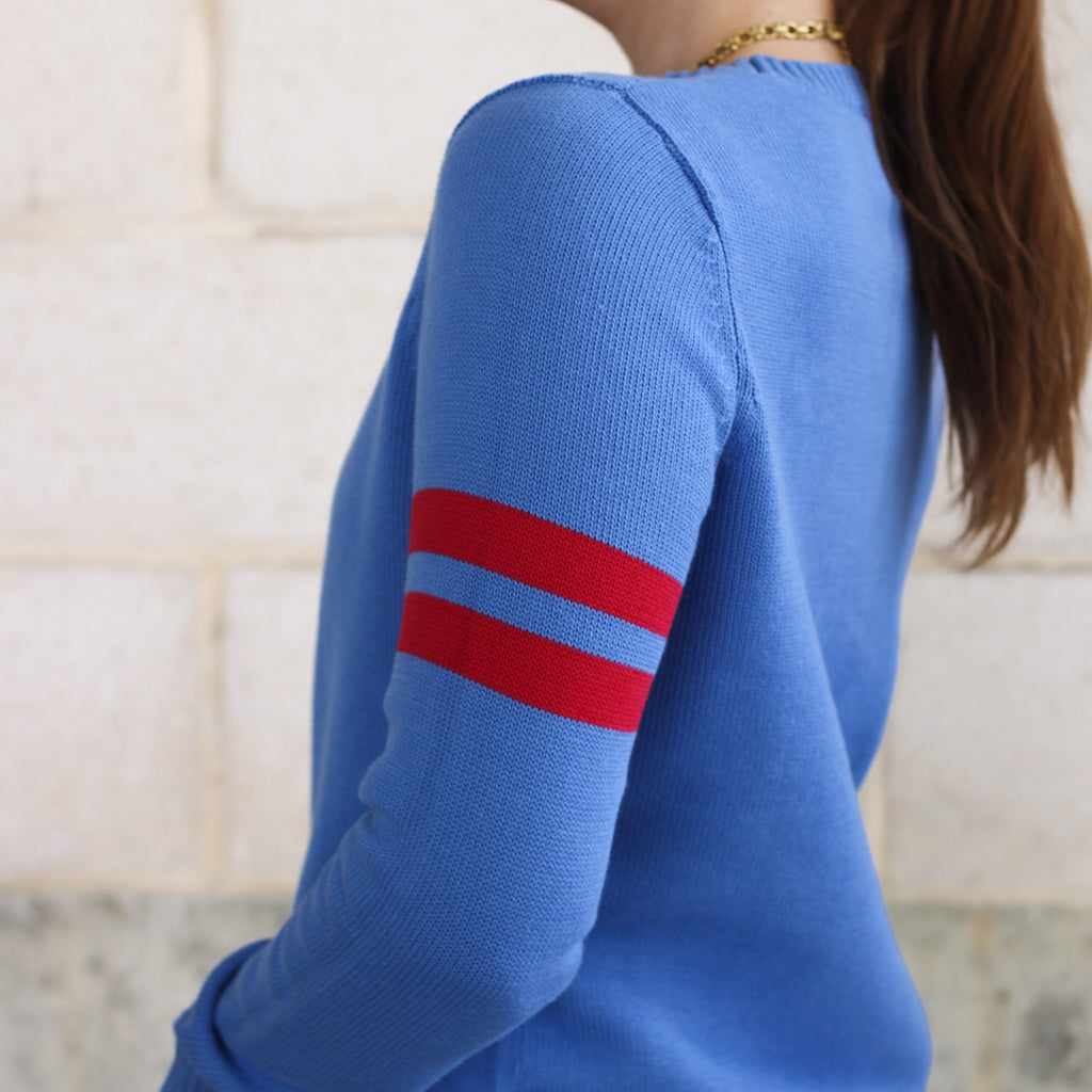 Phillies P Blue Cotton Sweater
