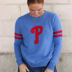 Phillies P Blue Cotton Sweater