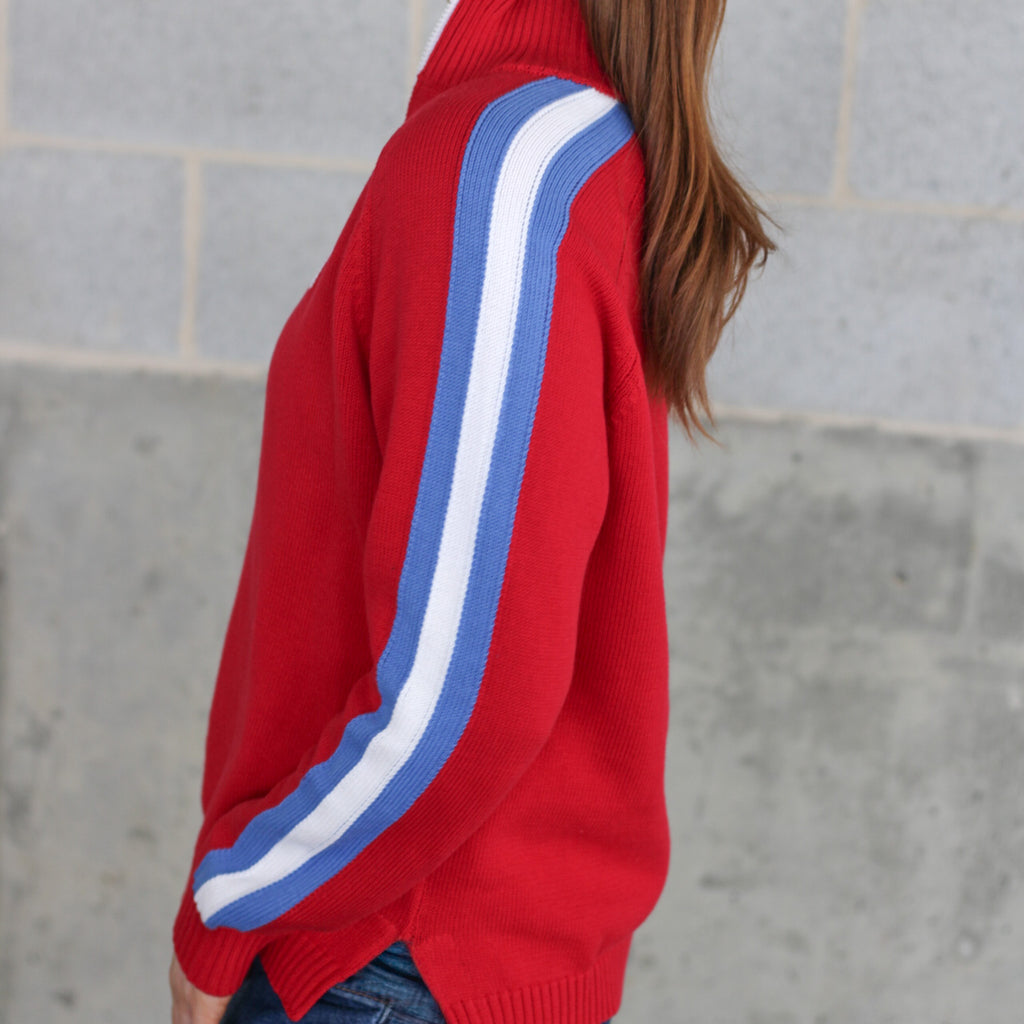 Phillies Cotton Half Zip Sweater