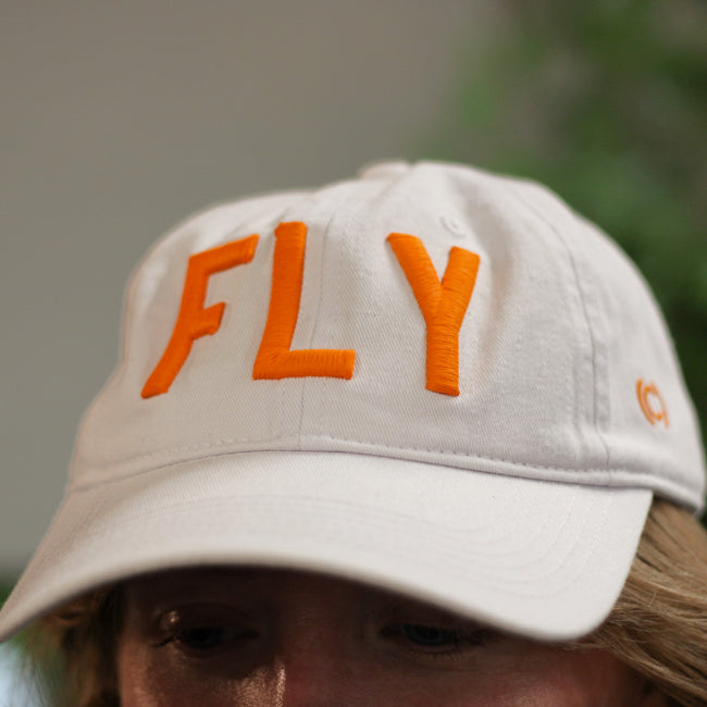 Orange Fly Dad Hat Main image