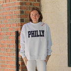 Philly Applique Mockneck with Embroidery Detail